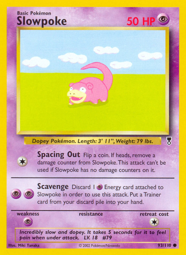 Slowpoke 93/110 Legendary Collection