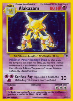 Alakazam 1/110 Legendary Collection