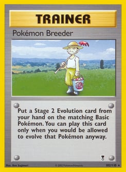Pokémon Breeder 102/110 Legendary Collection