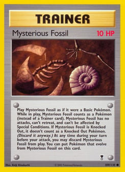 Mysterious Fossil 109/110 Legendary Collection
