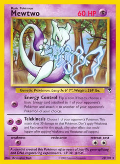 Mewtwo 29/110 Legendary Collection