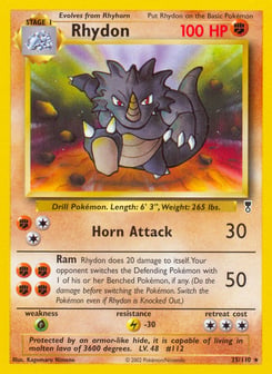 Rhydon 35/110 Legendary Collection