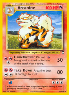 Arcanine 36/110 Legendary Collection