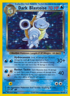 Dark Blastoise 4/110 Legendary Collection