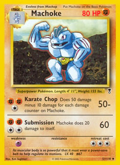 Machoke 51/110 Legendary Collection