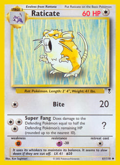 Raticate 61/110 Legendary Collection