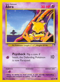 Abra 67/110 Legendary Collection