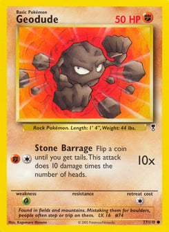 Geodude 77/110 Legendary Collection