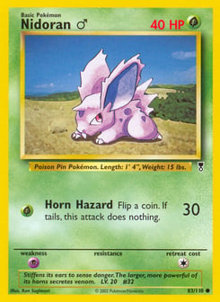 Nidoran ♂ 83/110 Legendary Collection