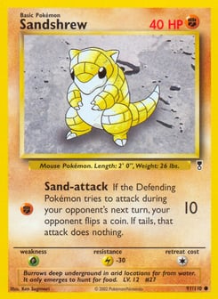 Sandshrew 91/110 Legendary Collection