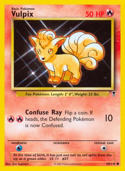 Vulpix 98/110 Legendary Collection