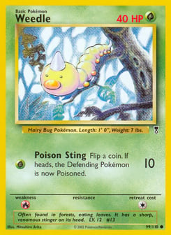 Weedle 99/110 Legendary Collection