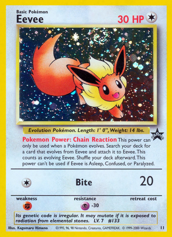 Eevee 11 Wizards Black Star Promos