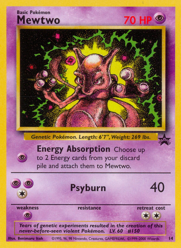 Mewtwo 14 Wizards Black Star Promos