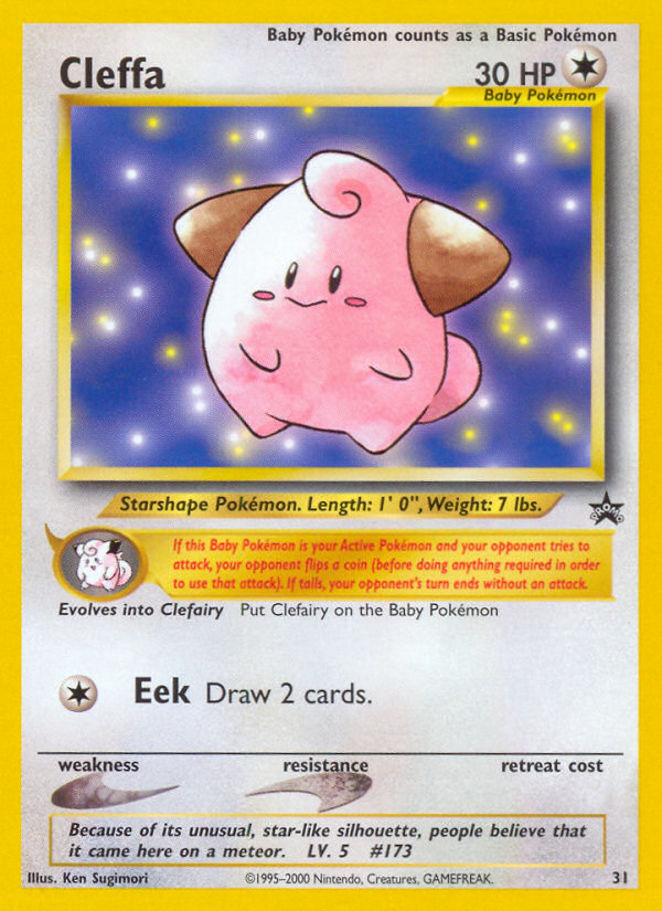 Cleffa 31 Wizards Black Star Promos