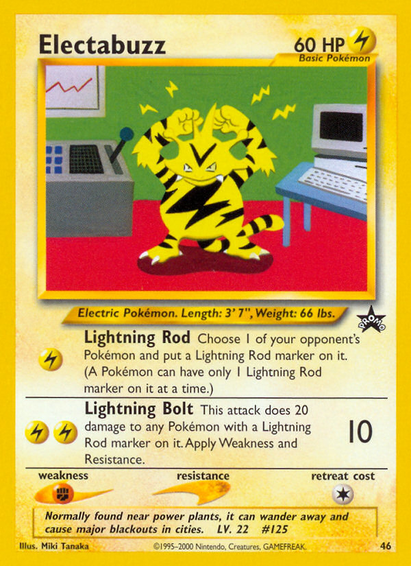Electabuzz 46 Wizards Black Star Promos