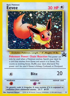 Eevee 11 Wizards Black Star Promos
