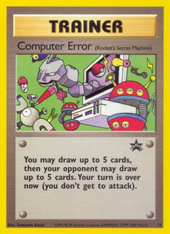 Computer Error 16 Wizards Black Star Promos