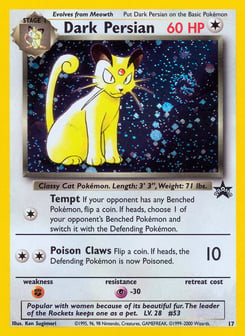 Dark Persian 17 Wizards Black Star Promos