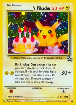 _____'s Pikachu 24 Wizards Black Star Promos