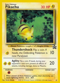 Pikachu 27 Wizards Black Star Promos
