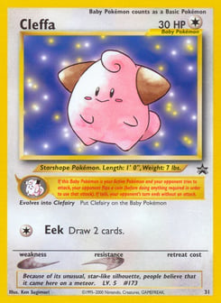 Cleffa 31 Wizards Black Star Promos