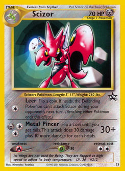 Scizor 33 Wizards Black Star Promos