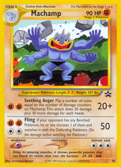 Machamp 43 Wizards Black Star Promos