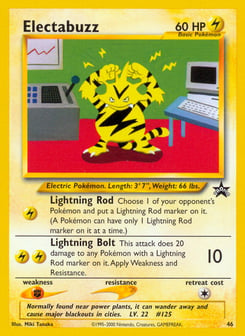 Electabuzz 46 Wizards Black Star Promos