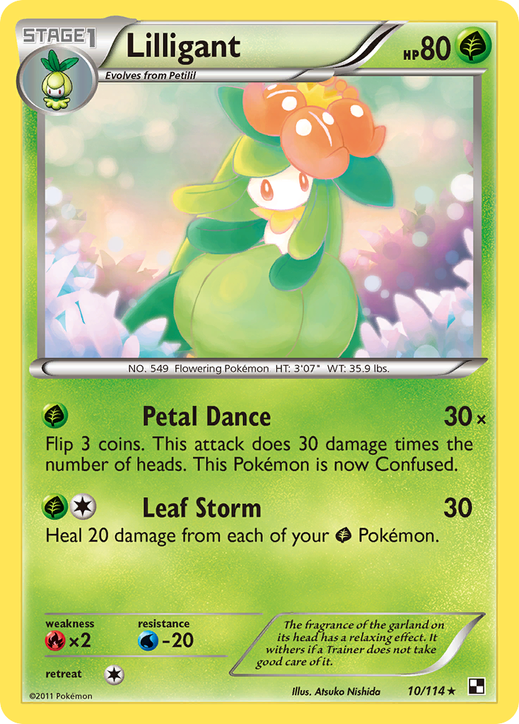 Lilligant 10/114 Black & White