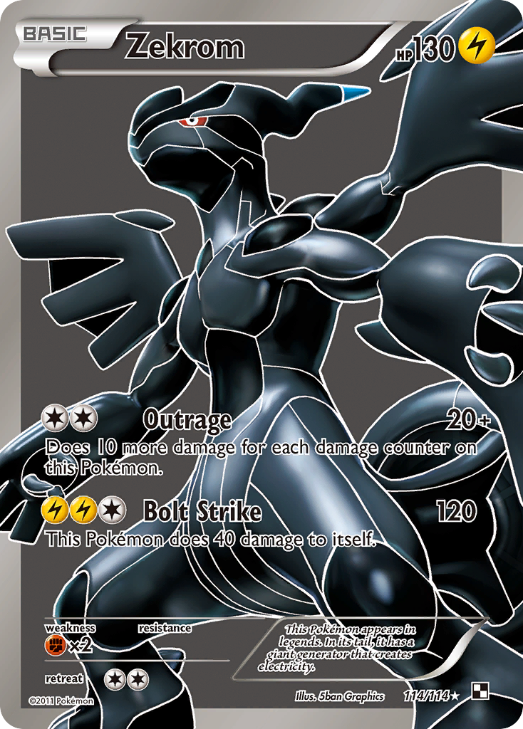Zekrom 114/114 Black & White