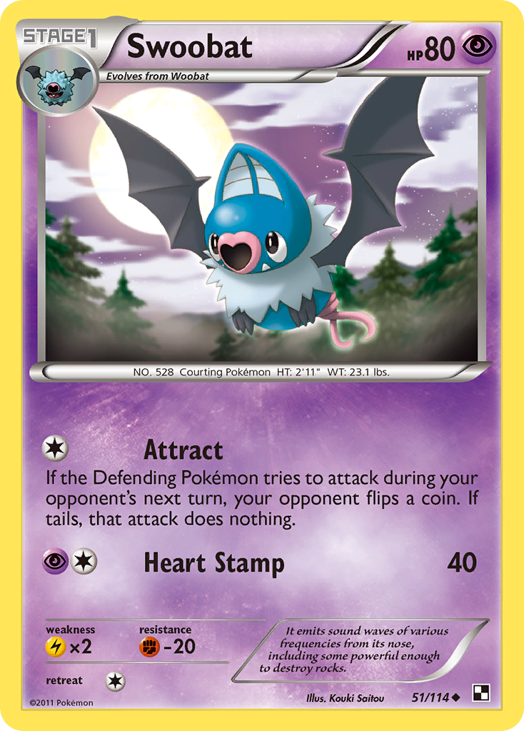 Swoobat 51/114 Black & White