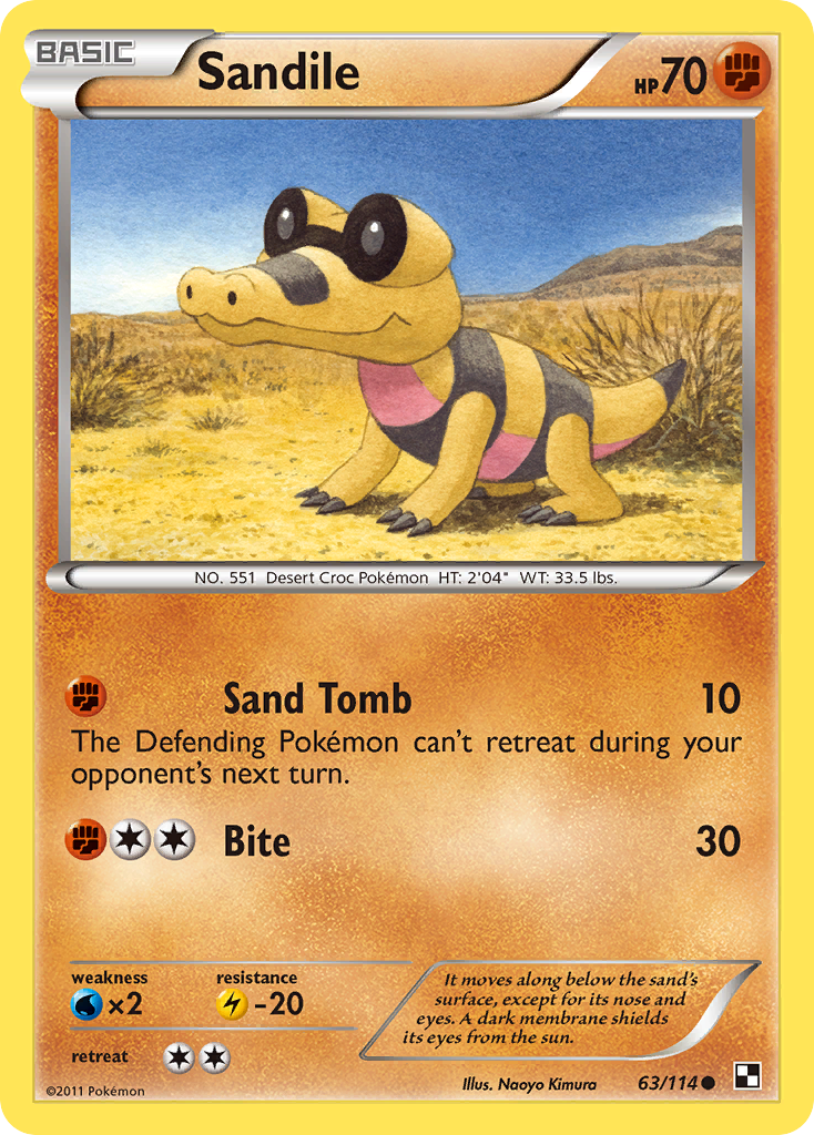 Sandile 63/114 Black & White