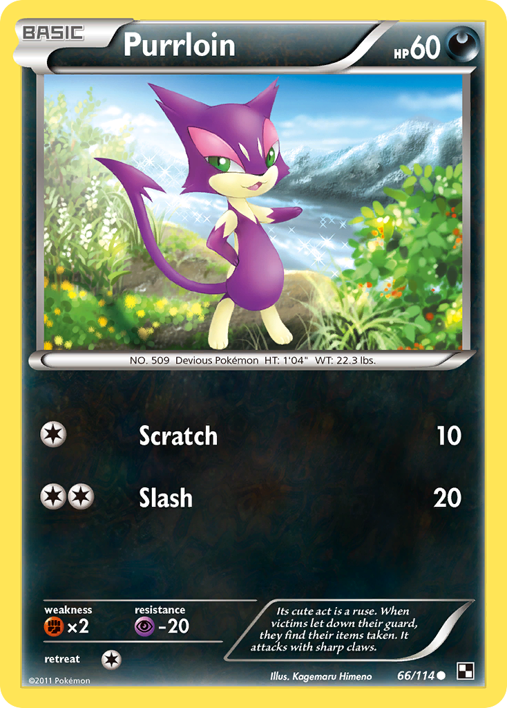 Purrloin 66/114 Black & White