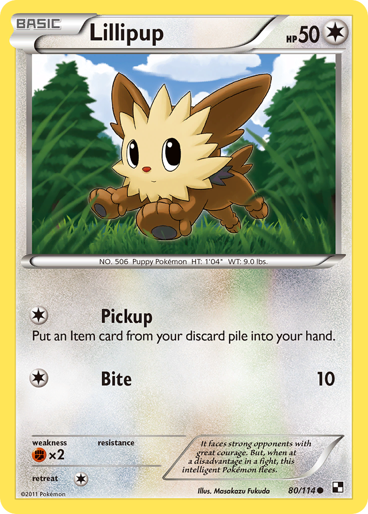 Lillipup 80/114 Black & White