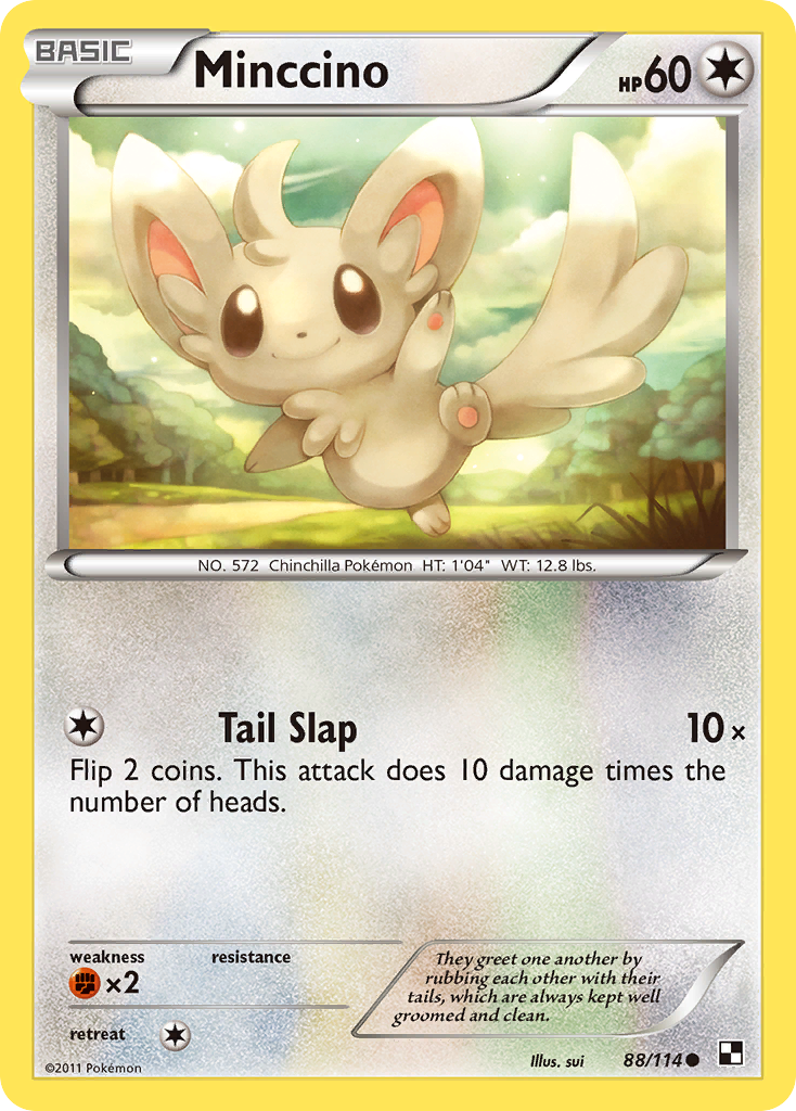Minccino 88/114 Black & White