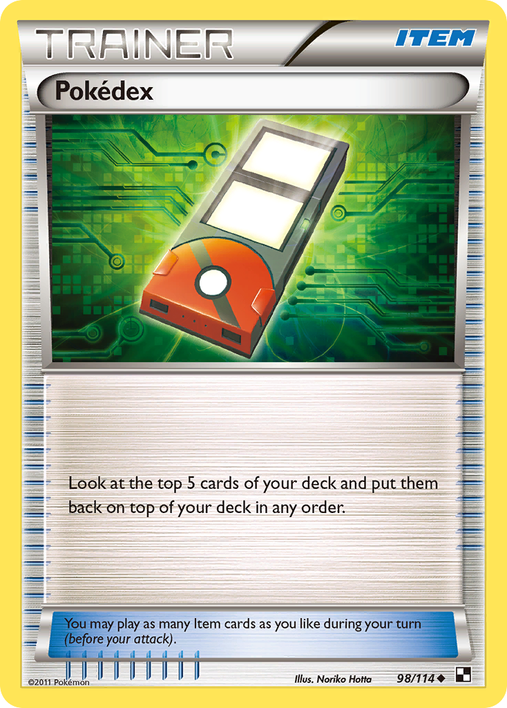 Pokédex 98/114 Black & White