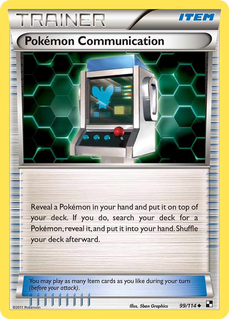 Pokémon Communication 99/114 Black & White