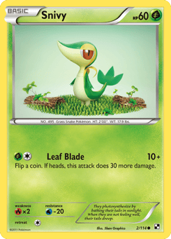 Snivy 2/114 Black & White