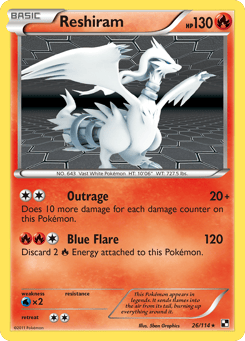 Reshiram 26/114 Black & White