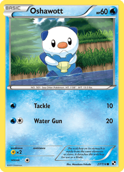 Oshawott 27/114 Black & White