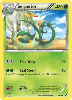 Serperior 5/114 Black & White