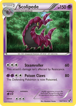Scolipede 54/114 Black & White