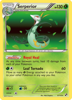 Serperior 6/114 Black & White