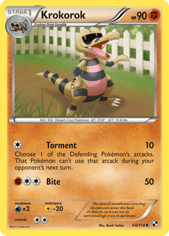Krokorok 64/114 Black & White