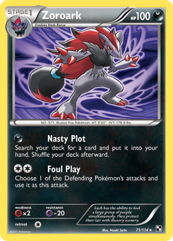 Zoroark 71/114 Black & White