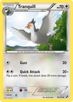 Tranquill 85/114 Black & White