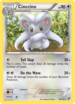 Cinccino 89/114 Black & White