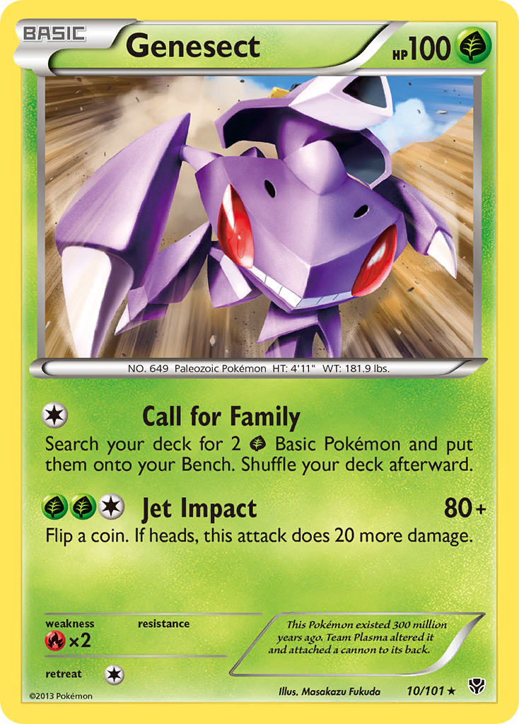 Genesect 10/101 Plasma Blast
