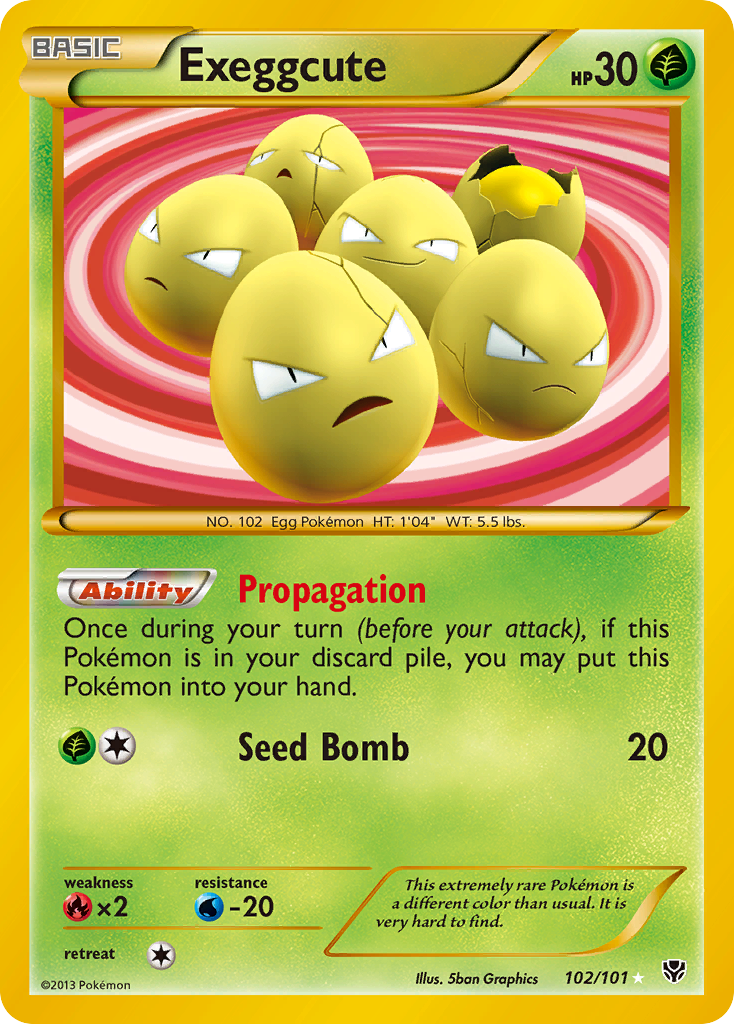 Exeggcute 102/101 Plasma Blast